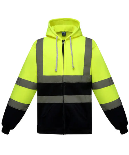 Yoko HVK07 Hi-Vis Zipped Hoodie - COOZO