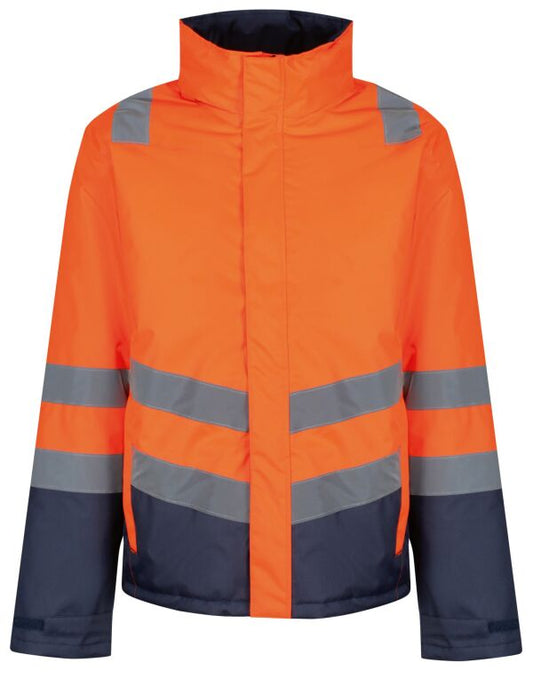 Regatta TRA219 Pro Hi Vis Insulated Parka - COOZO