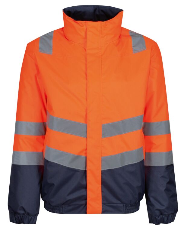 Regatta TRA218 Pro Hi Vis Bomber Jacket - COOZO