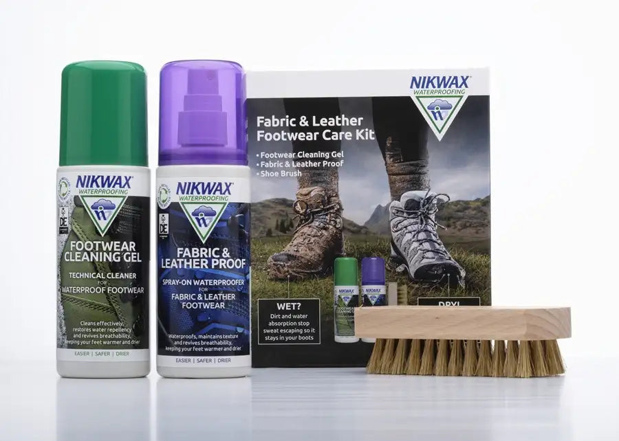 Nikwax NWFLFCK Fabric And Leather Footwear Care Kit - COOZO