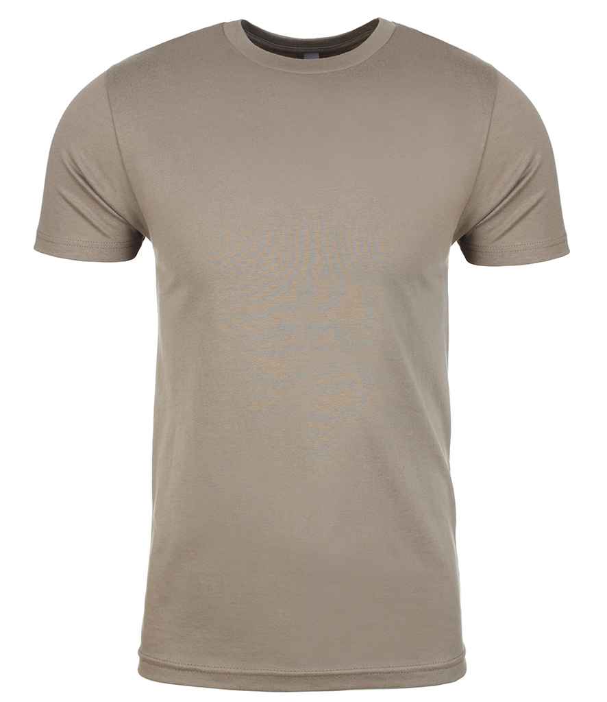 Next Level NX3600 Unisex Crew Neck T-Shirt 100% ringspun combed cotton Taped neck and shoulders Light color - COOZO