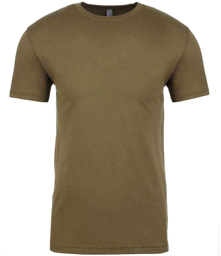 Next Level NX3600 Unisex Crew Neck T-Shirt 100% ringspun combed cotton Taped neck and shoulders Dark color - COOZO