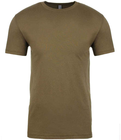 Next Level NX3600 Unisex Crew Neck T-Shirt 100% ringspun combed cotton Taped neck and shoulders Dark color - COOZO