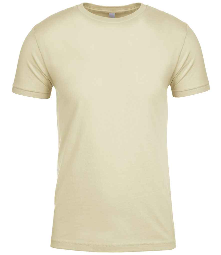 Next Level NX3600 Unisex Crew Neck T-Shirt 100% ringspun combed cotton Taped neck and shoulders Light color - COOZO