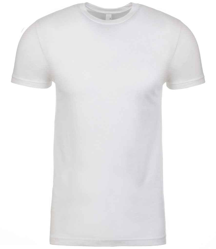 Next Level NX3600 Unisex Crew Neck T-Shirt 100% ringspun combed cotton Taped neck and shoulders Light color - COOZO