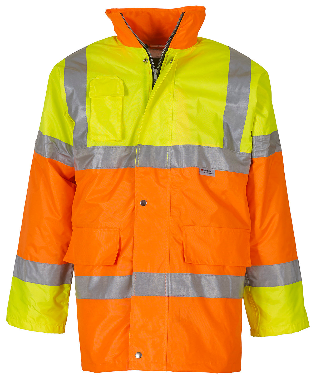 Yoko HVP303 Unisex Hi-Vis Contrast Jacket/Raincoat - COOZO