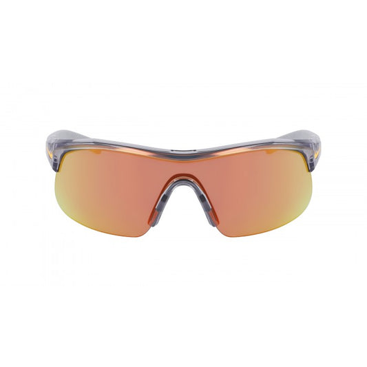 NIKE NKNIKE40 SUNGLASSES SHOW X1 SHINY WOLF GREY/ORANGE MIRROR - COOZO