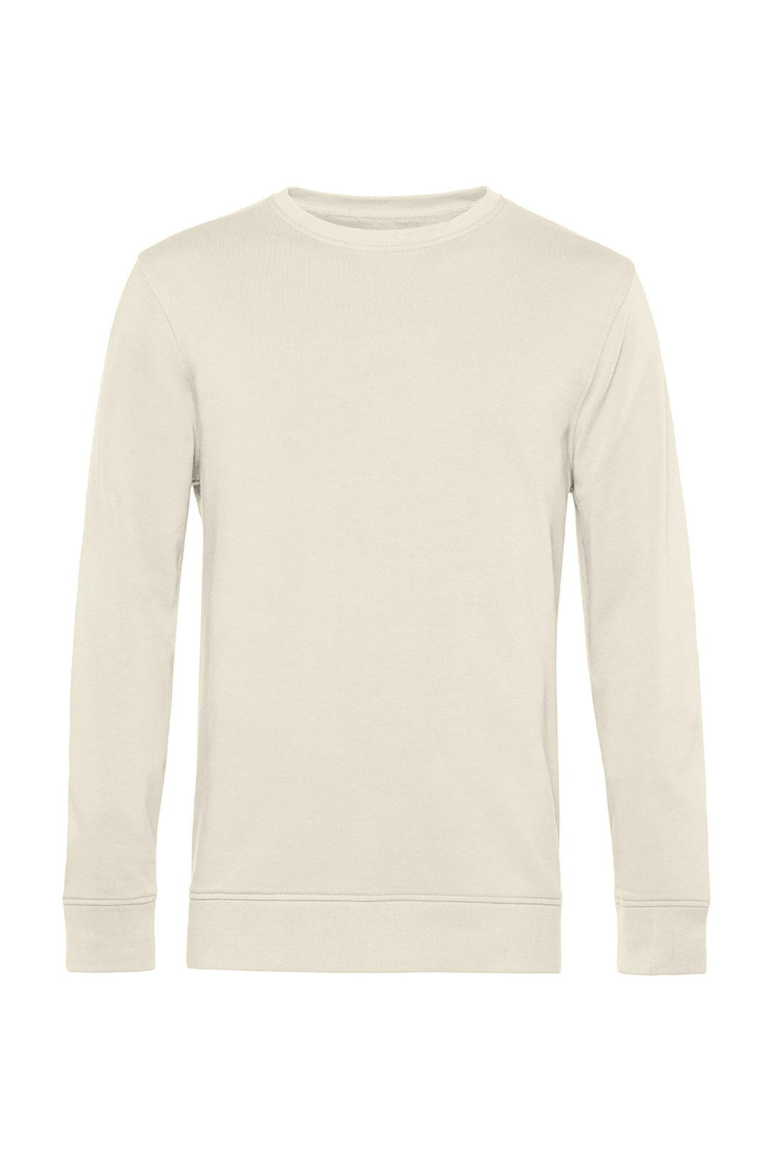B&C WU31B Men's Organic Crew Neck Sweat Shirt Outlet