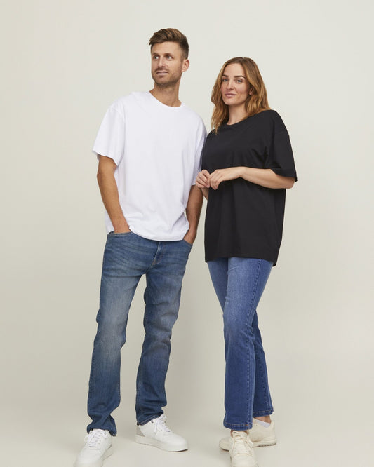 Jack&Jones Produkt PD002 Blank Classic Unisex Oversized T-Shirt Plain T for Mens and Womens Main color - COOZO