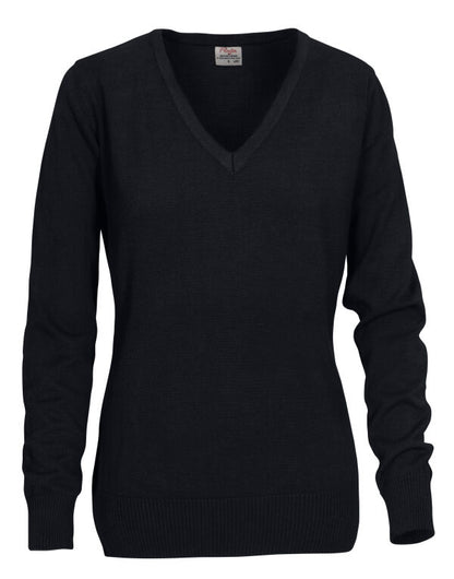 Printer Essentials PE2262502 Ladies Forehand Knitted V Neck - COOZO