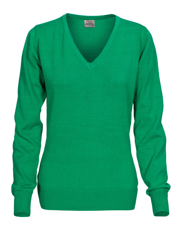 Printer Essentials PE2262502 Ladies Forehand Knitted V Neck - COOZO