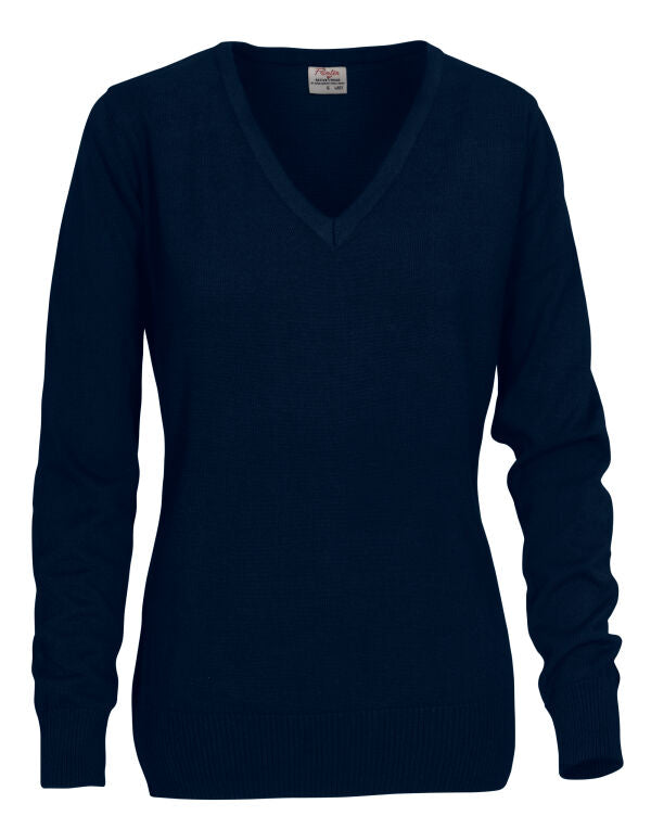 Printer Essentials PE2262502 Ladies Forehand Knitted V Neck - COOZO