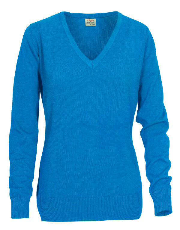 Printer Essentials PE2262502 Ladies Forehand Knitted V Neck - COOZO