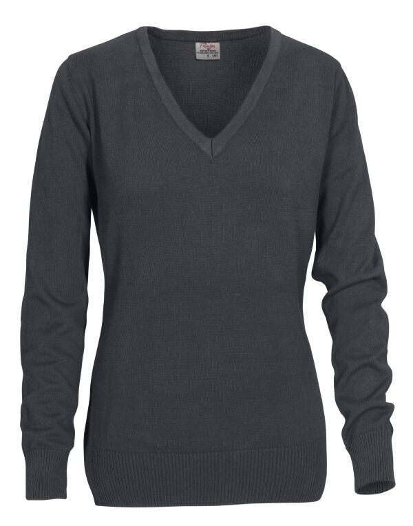 Printer Essentials PE2262502 Ladies Forehand Knitted V Neck - COOZO
