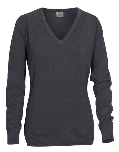 Printer Essentials PE2262502 Ladies Forehand Knitted V Neck - COOZO