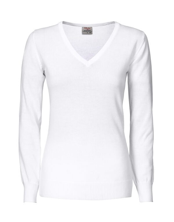 Printer Essentials PE2262502 Ladies Forehand Knitted V Neck - COOZO
