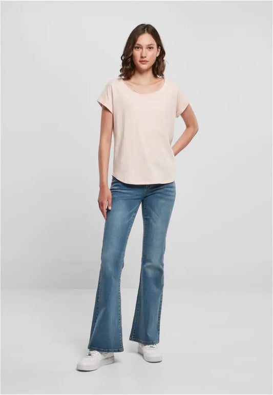 COOZO-Coozo Women's long slub tee (BY036)