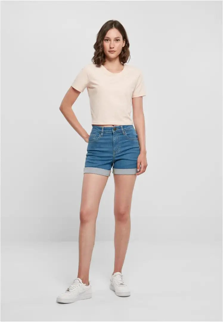 COOZO-Coozo Women's cropped tee (BY042)
