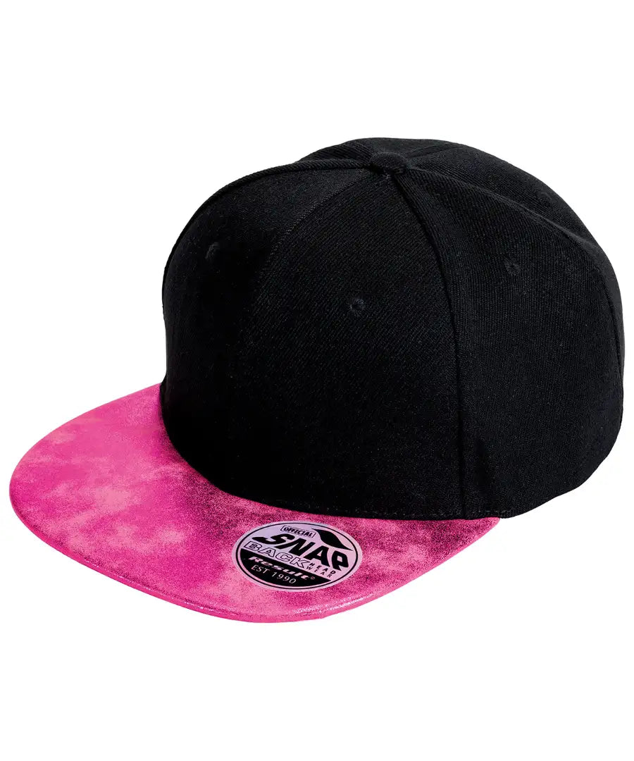 Result RC87X Bronx Glitter Snapback Cap 100% Acrylic twill - COOZO