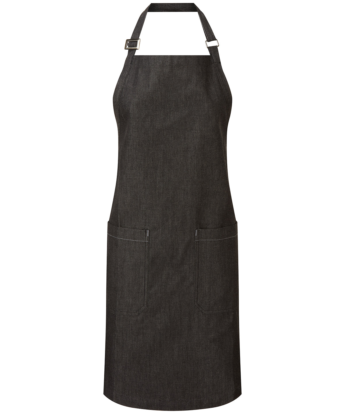 Premier PR113 airtrade Organic Cotton Denim Bib Apron - COOZO