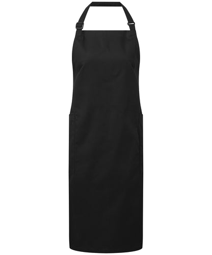Premier PR120 Recycled Polyester and Fairtrade Organic Cotton Bib Apron - COOZO