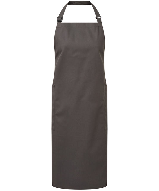 Premier PR120 Recycled Polyester and Fairtrade Organic Cotton Bib Apron - COOZO