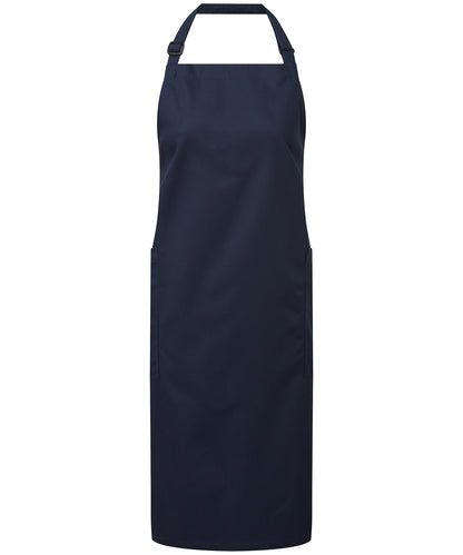 Premier PR120 Recycled Polyester and Fairtrade Organic Cotton Bib Apron - COOZO