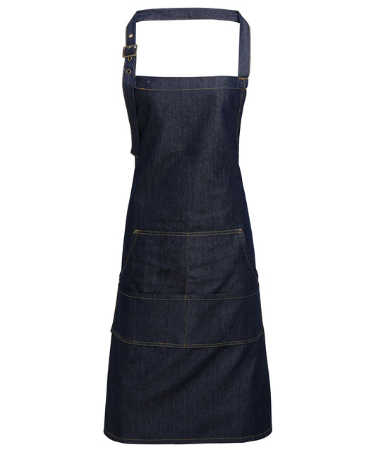 Premier PR126 Denim Bib Apron - COOZO