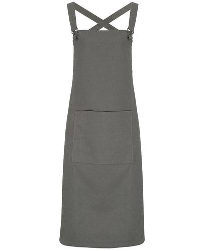 Premier PR129 Cross Back Barista Bib Apron - COOZO