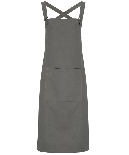 Premier PR129 Cross Back Barista Bib Apron - COOZO