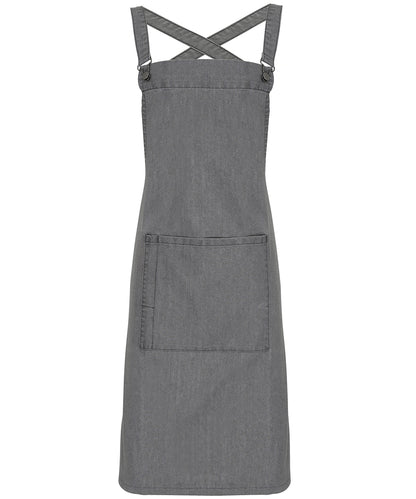 Premier PR129 Cross Back Barista Bib Apron - COOZO