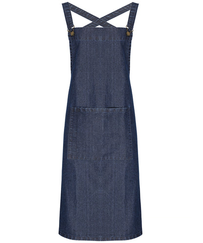 Premier PR129 Cross Back Barista Bib Apron - COOZO