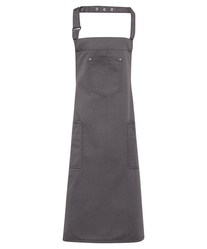 Premier PR132 Cotton Chino Bib Apron - COOZO
