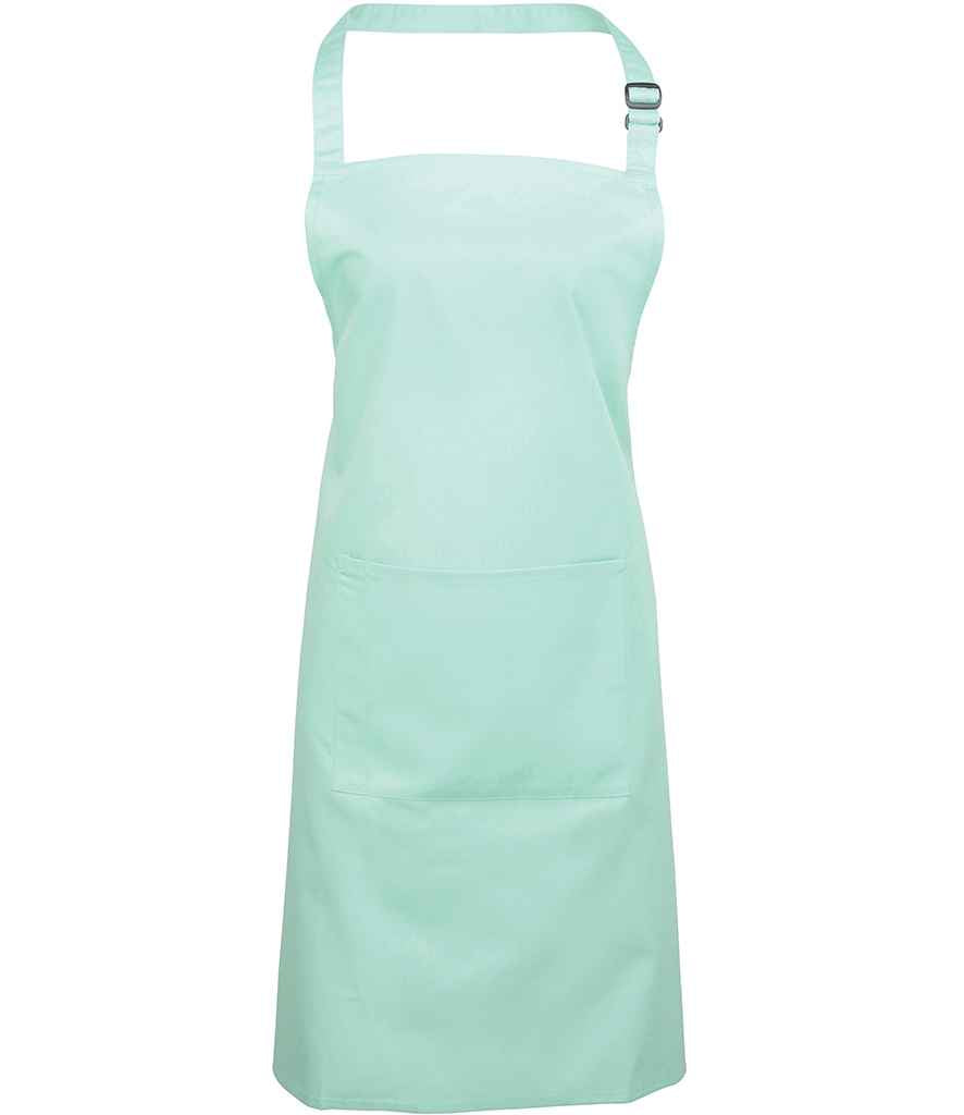 Premier PR154 Colours Bib Apron with Pocket - COOZO