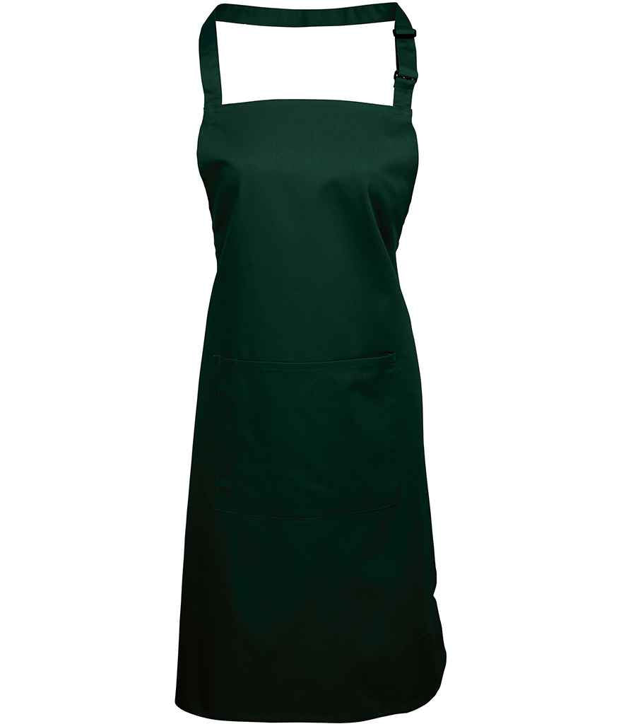 Premier PR154 Colours Bib Apron with Pocket - COOZO