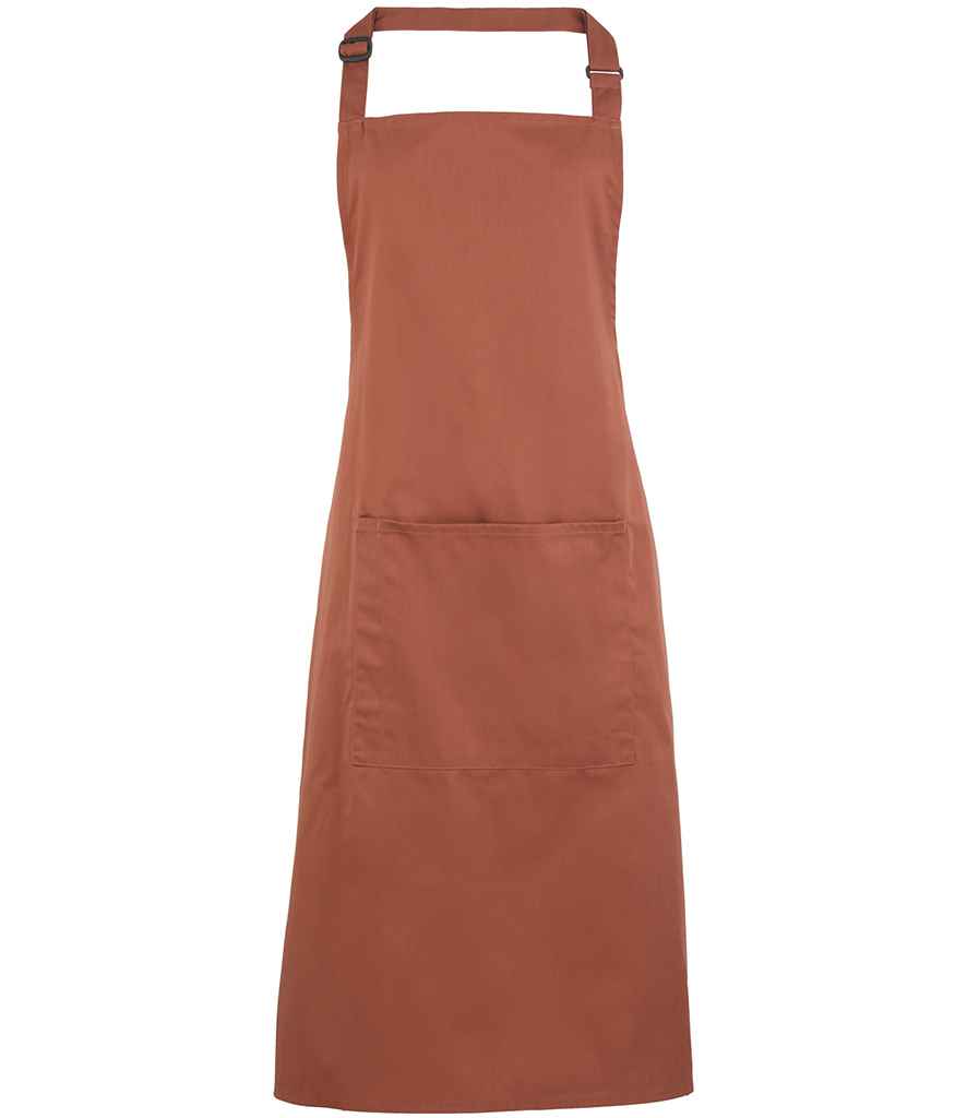 Premier PR154 Colours Bib Apron with Pocket - COOZO