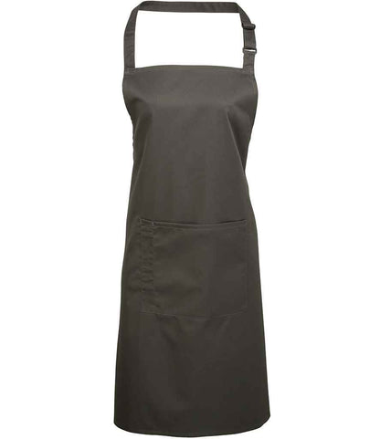 Premier PR154 Colours Bib Apron with Pocket - COOZO