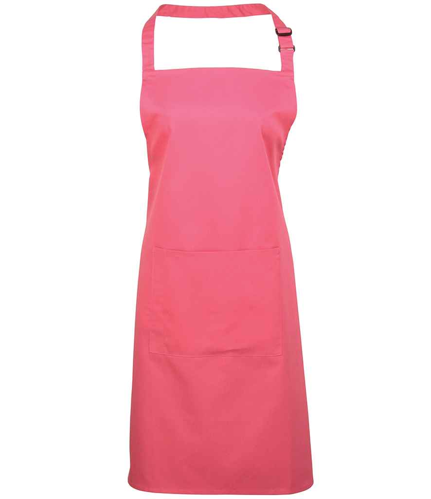 Premier PR154 Colours Bib Apron with Pocket - COOZO