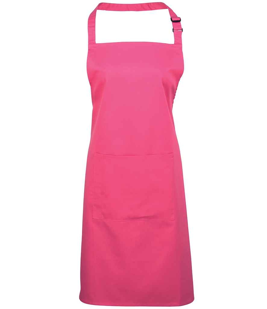 Premier PR154 Colours Bib Apron with Pocket - COOZO