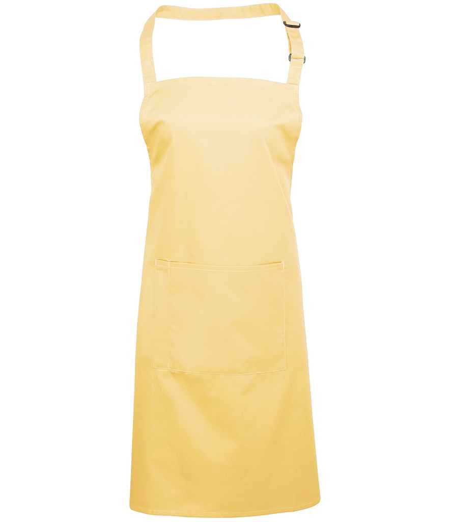 Premier PR154 Colours Bib Apron with Pocket - COOZO