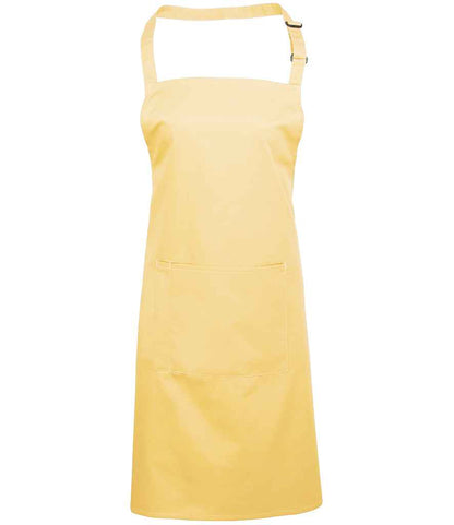 Premier PR154 Colours Bib Apron with Pocket - COOZO