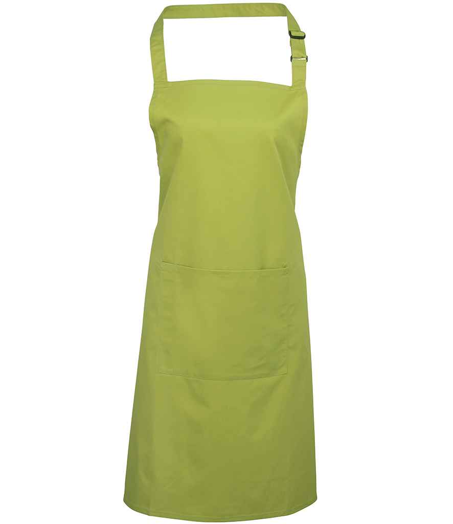 Premier PR154 Colours Bib Apron with Pocket - COOZO
