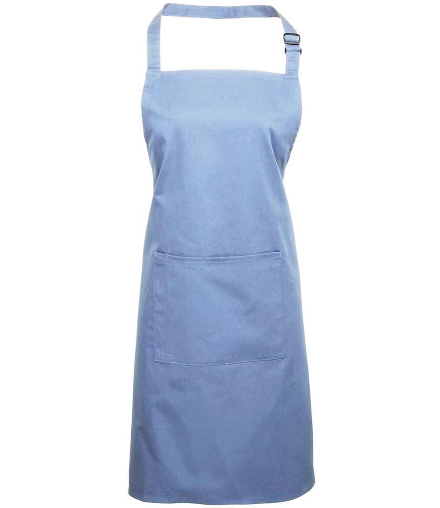 Premier PR154 Colours Bib Apron with Pocket - COOZO