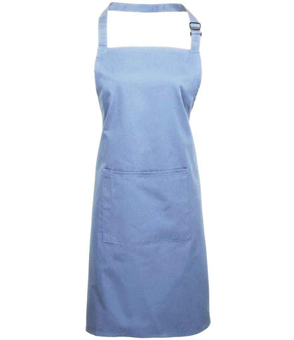 Premier PR154 Colours Bib Apron with Pocket - COOZO