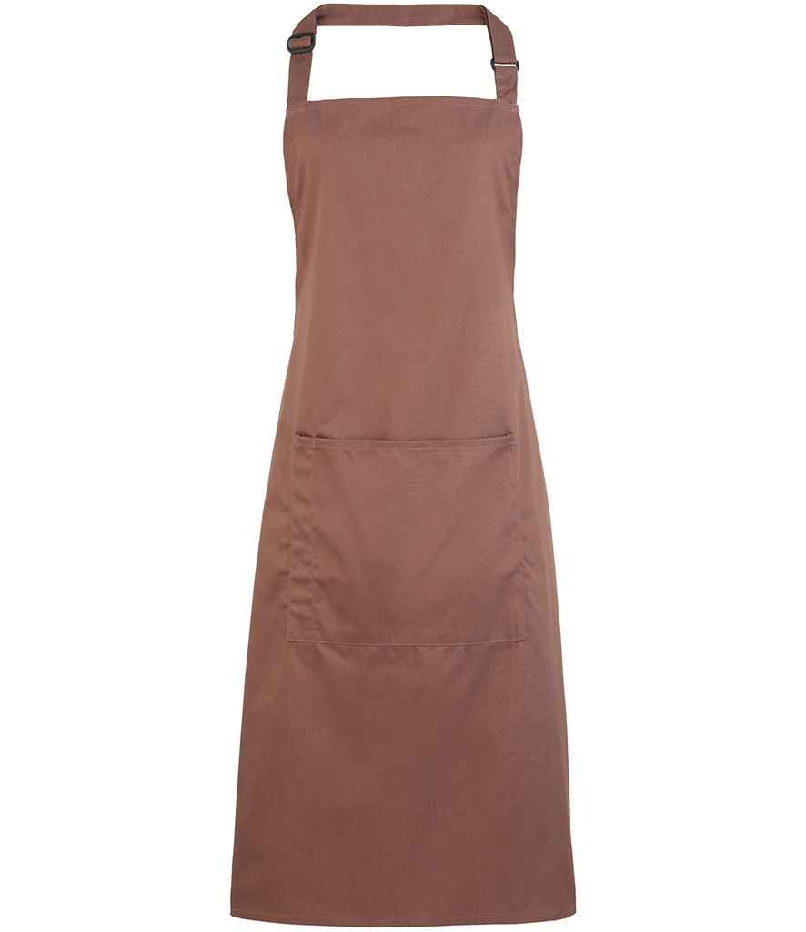 Premier PR154 Colours Bib Apron with Pocket - COOZO