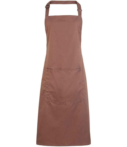 Premier PR154 Colours Bib Apron with Pocket - COOZO