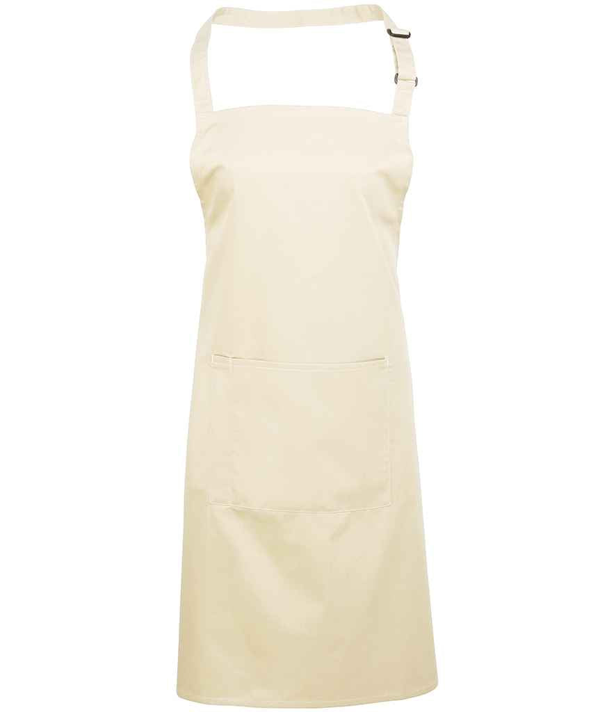 Premier PR154 Colours Bib Apron with Pocket - COOZO