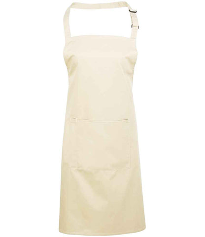 Premier PR154 Colours Bib Apron with Pocket - COOZO