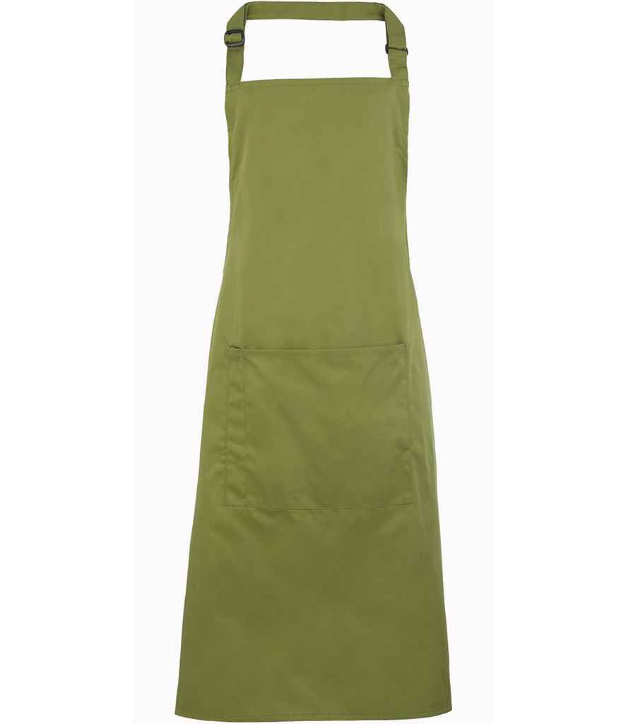 Premier PR154 Colours Bib Apron with Pocket - COOZO