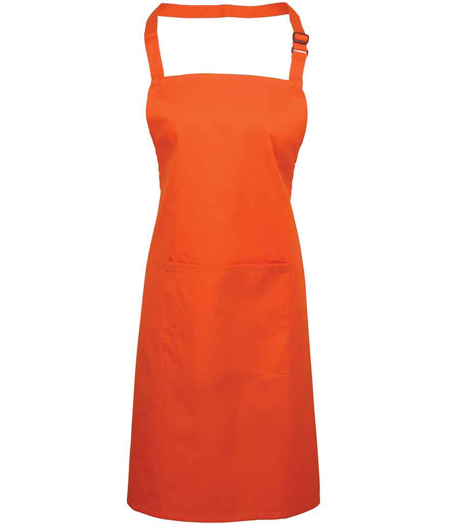 Premier PR154 Colours Bib Apron with Pocket - COOZO